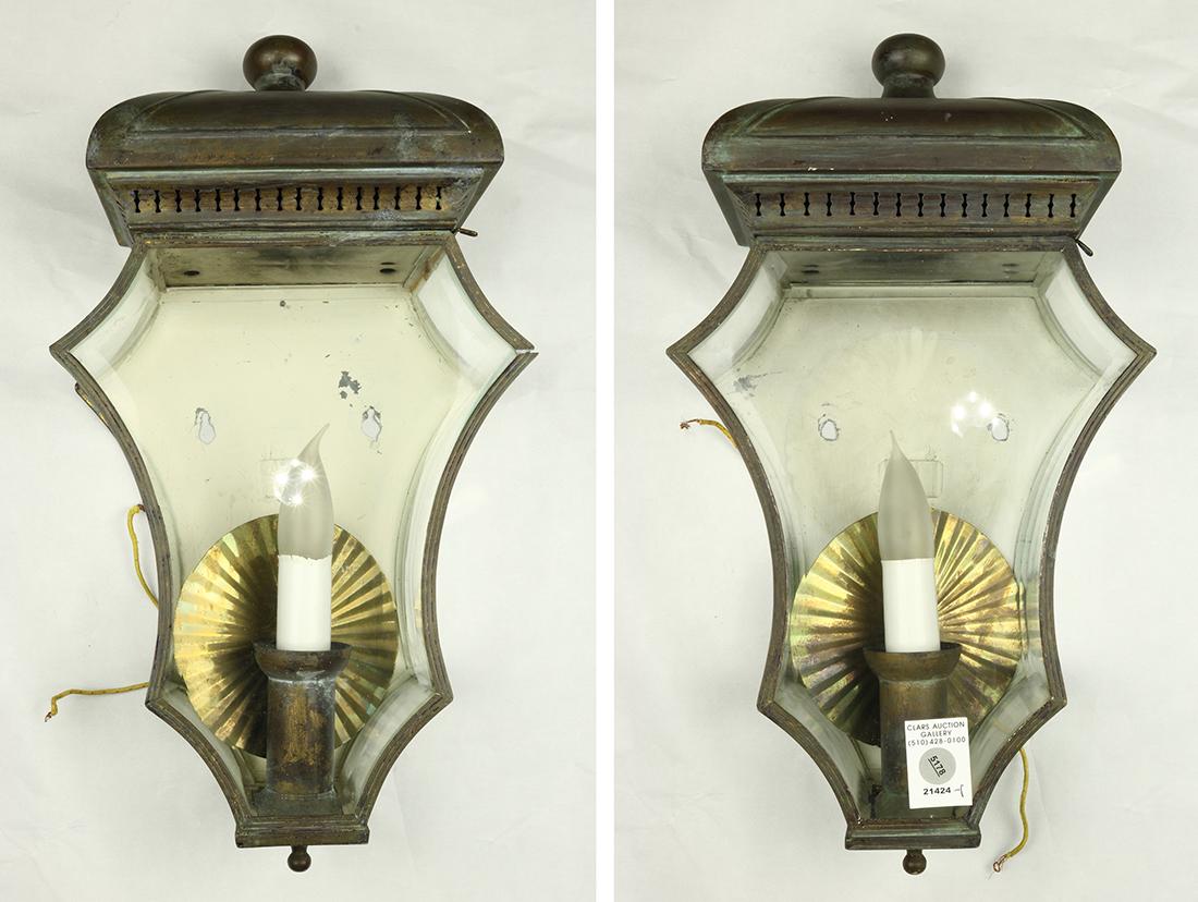 Pair of primitive outdoor lanterns (1 of 3)