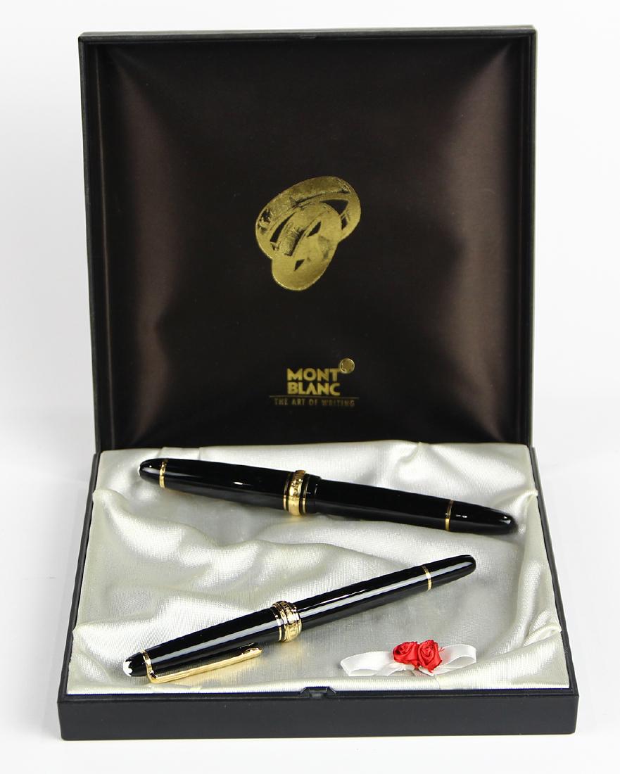 (lot of 2) Montblanc fountain pen group (1 of 2)
