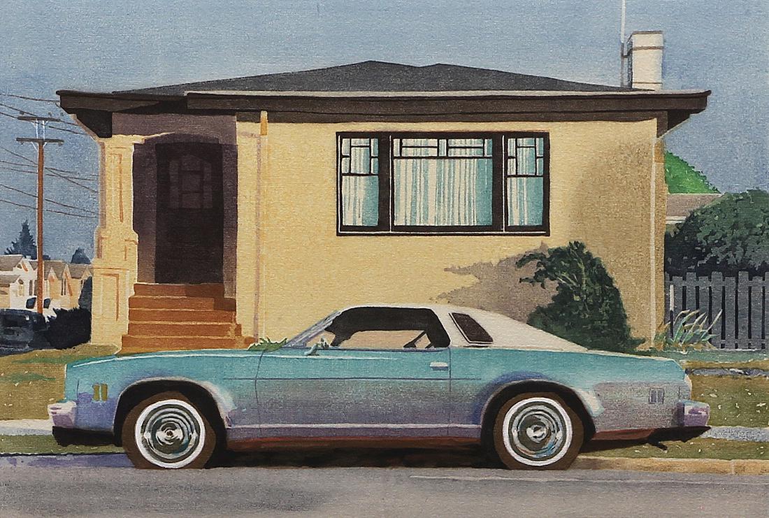 Print, Robert Bechtle, Albany Monte Carlo (1 of 4)