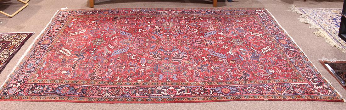 Persian Heriz carpet, c (1 of 4)