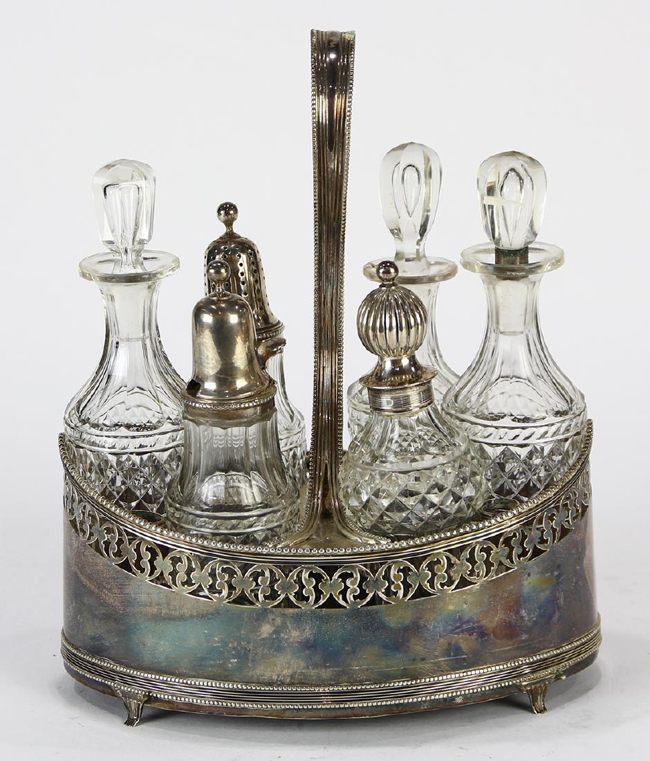 Continental silver cruet set (1 of 4)