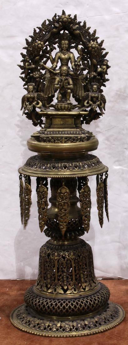 Himalayan Brass Temple Lamp (1 of 4)