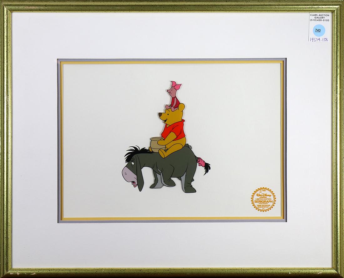 Sericel, Winnie the Pooh and the Blustery Day (1 of 1)