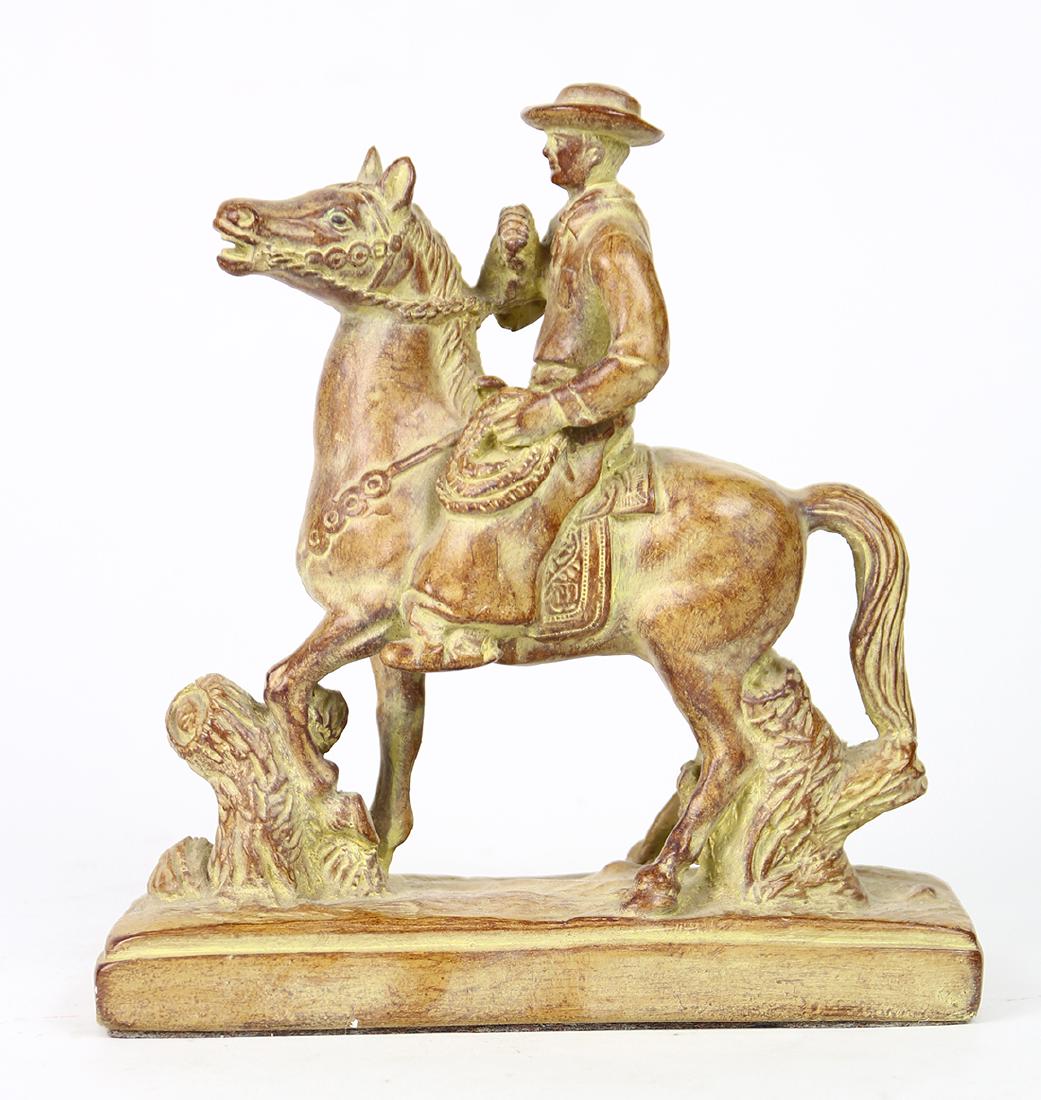 Sculpture, Cowboy on Horseback (1 of 4)