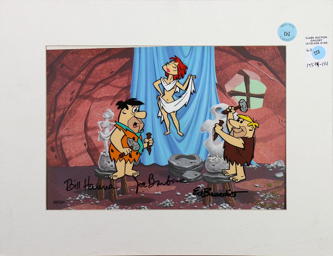 Hanna Barbera animation cel Fred Flintstone (1 of 1)