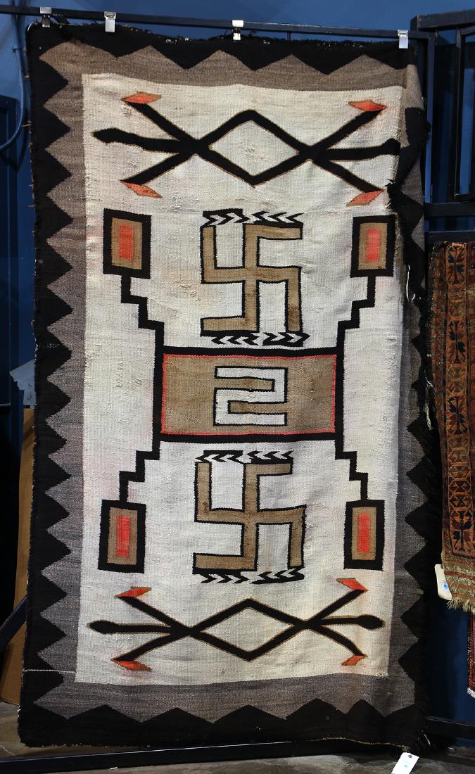 Large Navajo carpet, 4'11" x 9'5" (1 of 1)