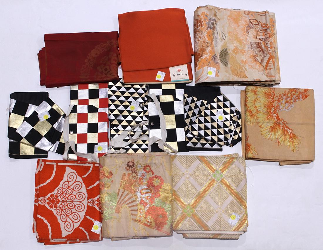 Japanese Silk Obi and Other Textile (1 of 5)