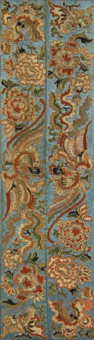 Framed Chinese Embroidery Panel (1 of 2)