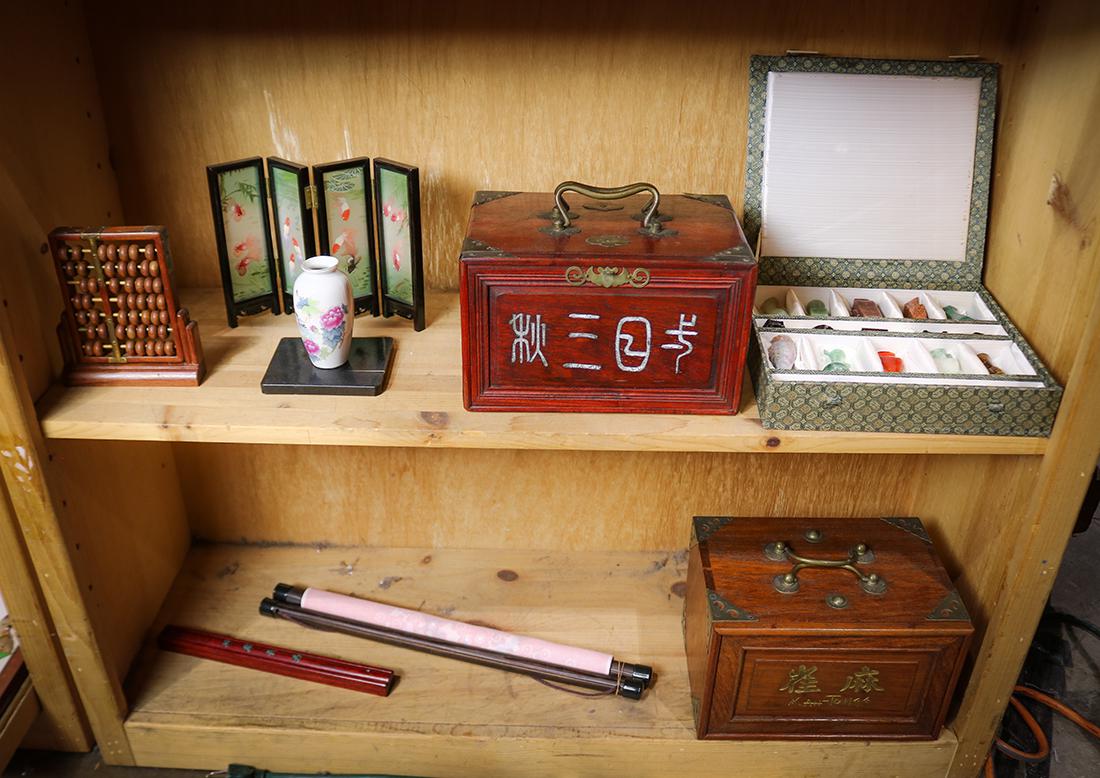 Chinese/Japanese Decorative Items:  Mahjong Boxes, (1 of 4)