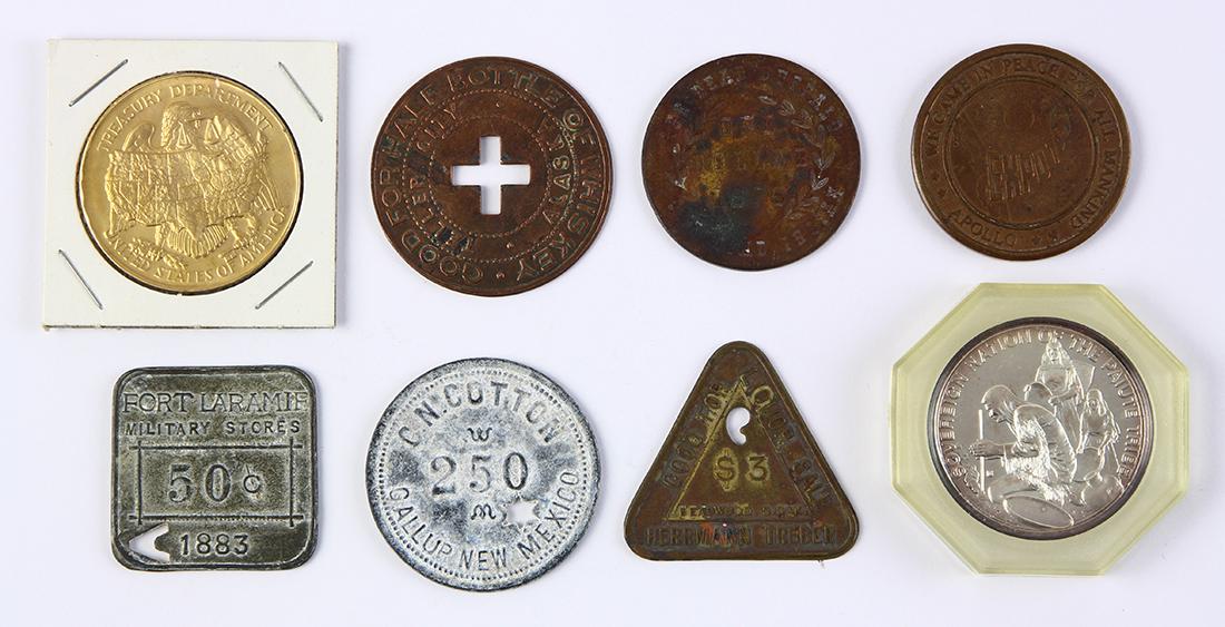 United States token and medal group, 1876-1972, (1 of 2)