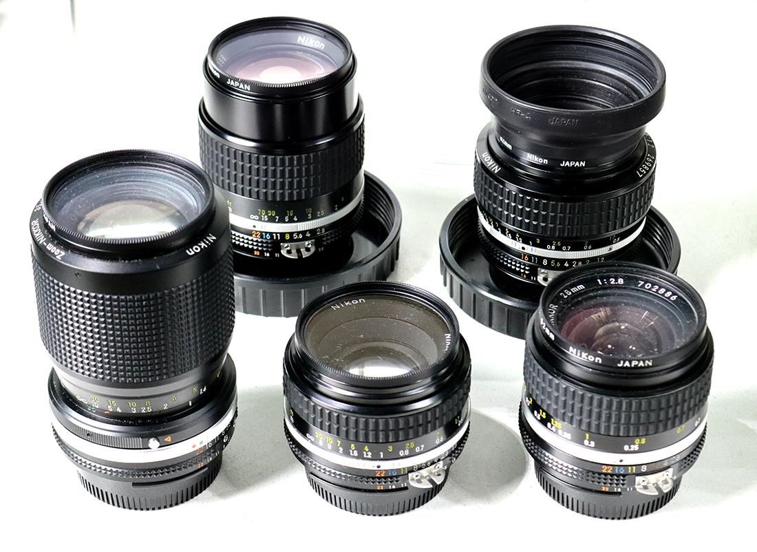Nikkor F Mount lens group (1 of 2)