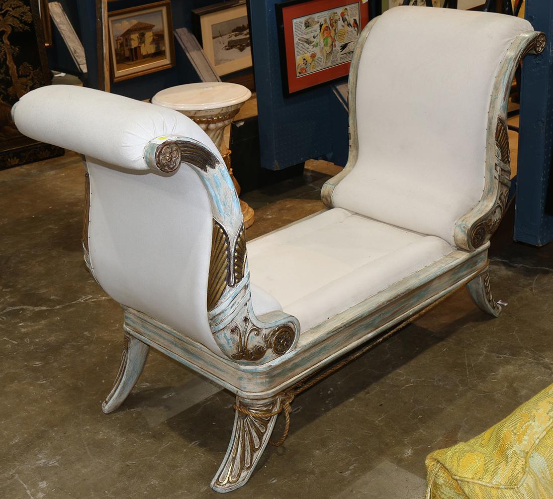 Egyptian Revival style partial gilt and polychrome (1 of 1)