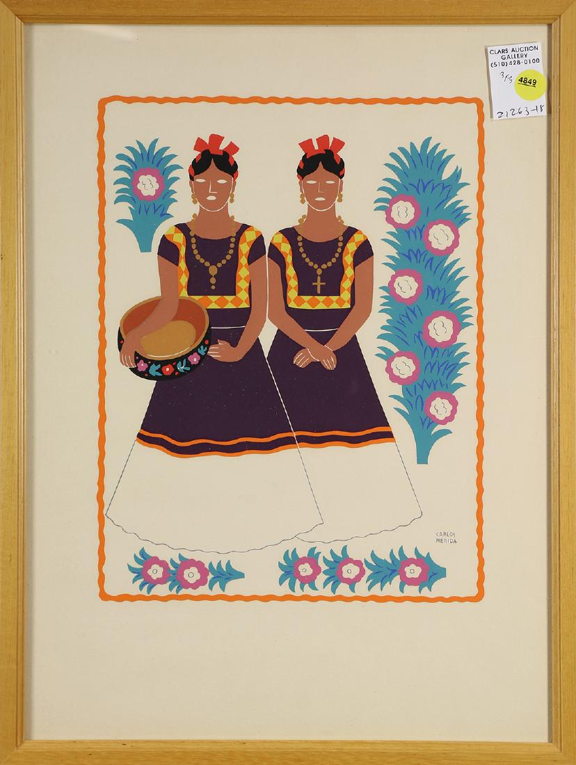 Prints, Carlos Merida, Trajes e Regionales Mexicanosa, (1 of 3)