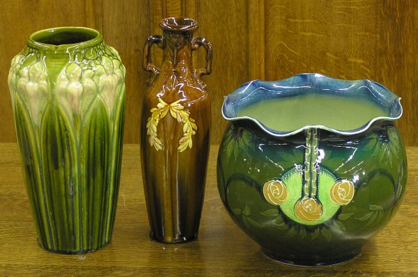 Brush McCoy art pottery vase