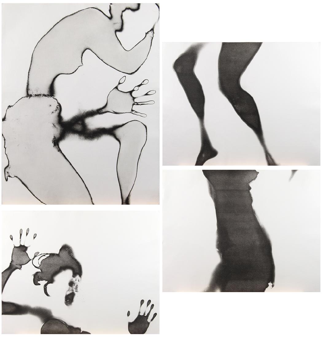 Prints, Colin Self: (lot of 4) Colin Self (British, b. 1941), "Prelude to 1,000 Objects No. 7 (a)," "Prelude to 1,000 Objects No. 7 (b)," "Prelude to 1,000 Objects No. 7 (c)," and "Prelude to 1,000 Objects No. 8," 1971,