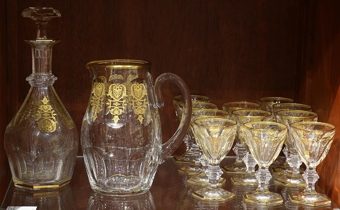 Baccarat Empire stemware group, each having a cut, (1 of 2)