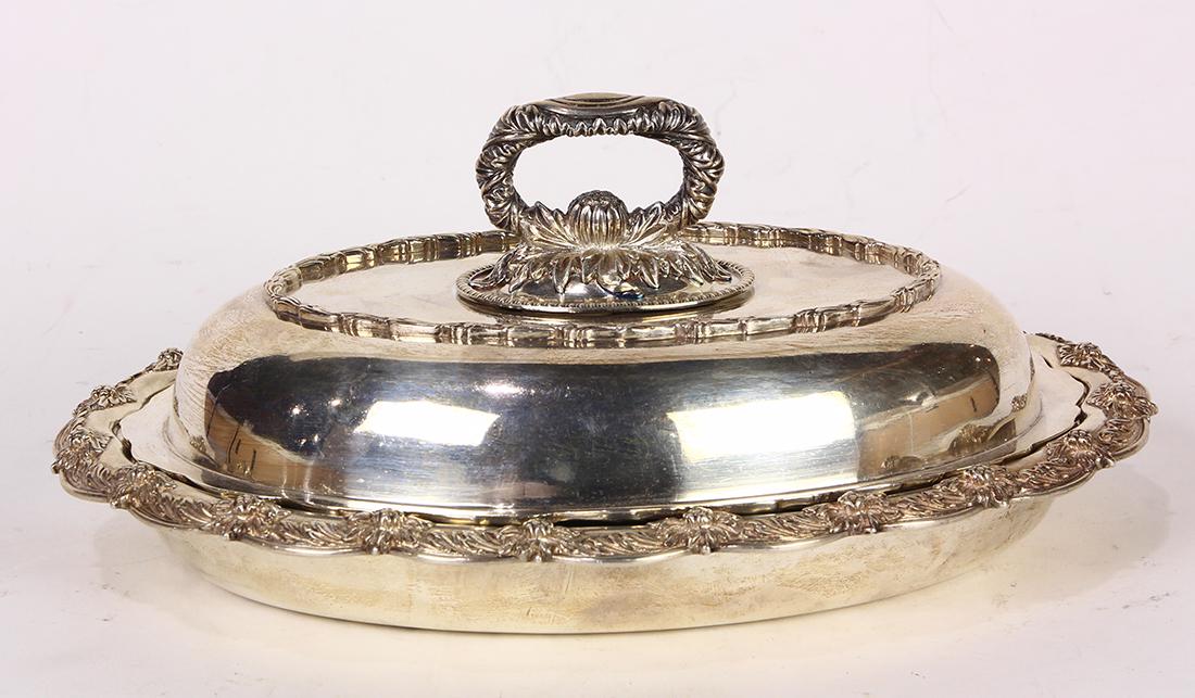 Tiffany & Co. sterling silver entrÃ©e dish and lid (1 of 2)