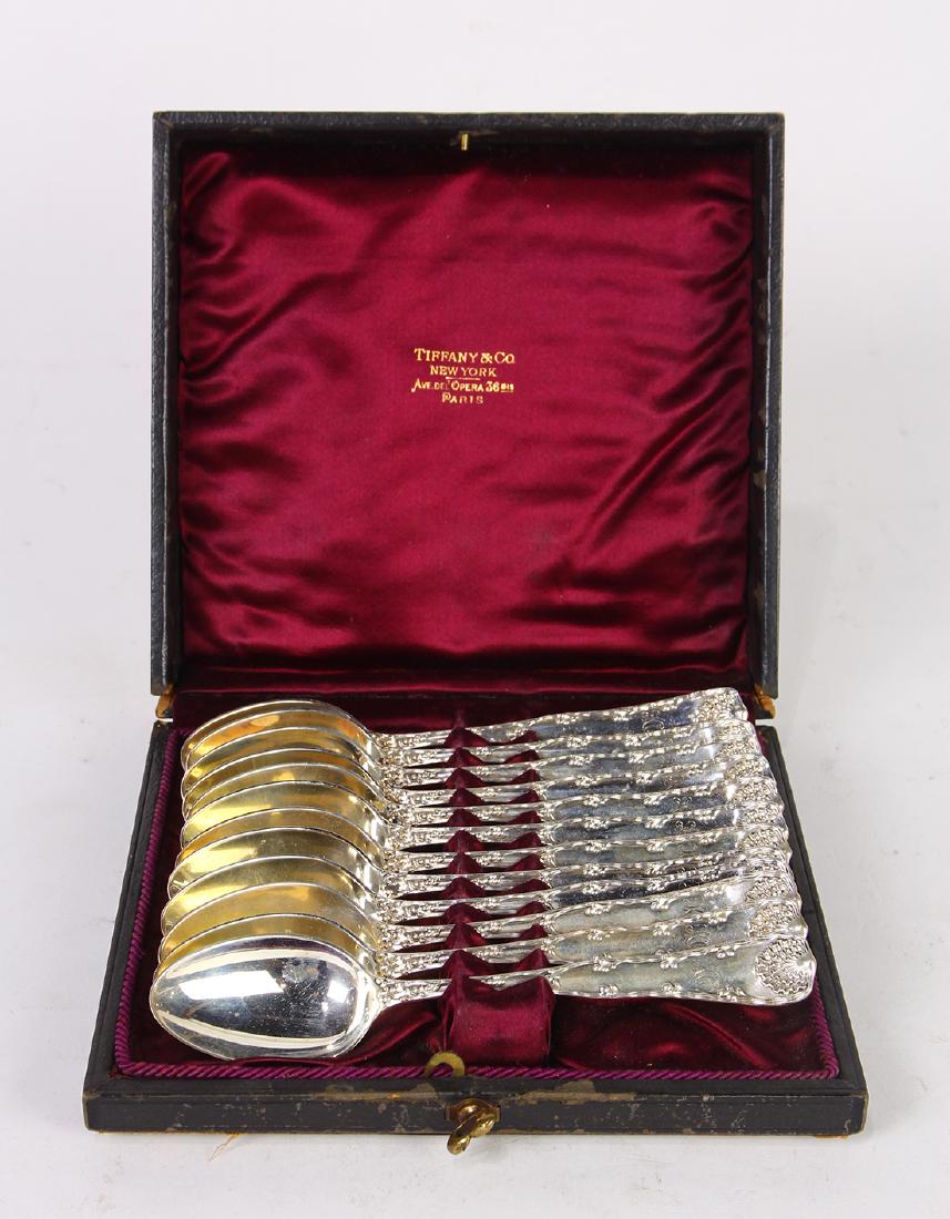 Cased Tiffany & Co. sterling silver teaspoons (1 of 4)