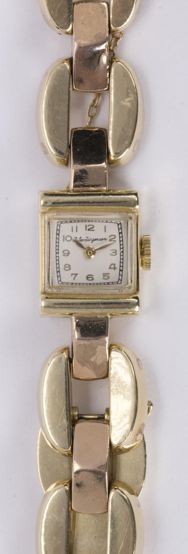 Lady's Retro Jules Jurgensen 14k yellow gold wristwatch (1 of 3)