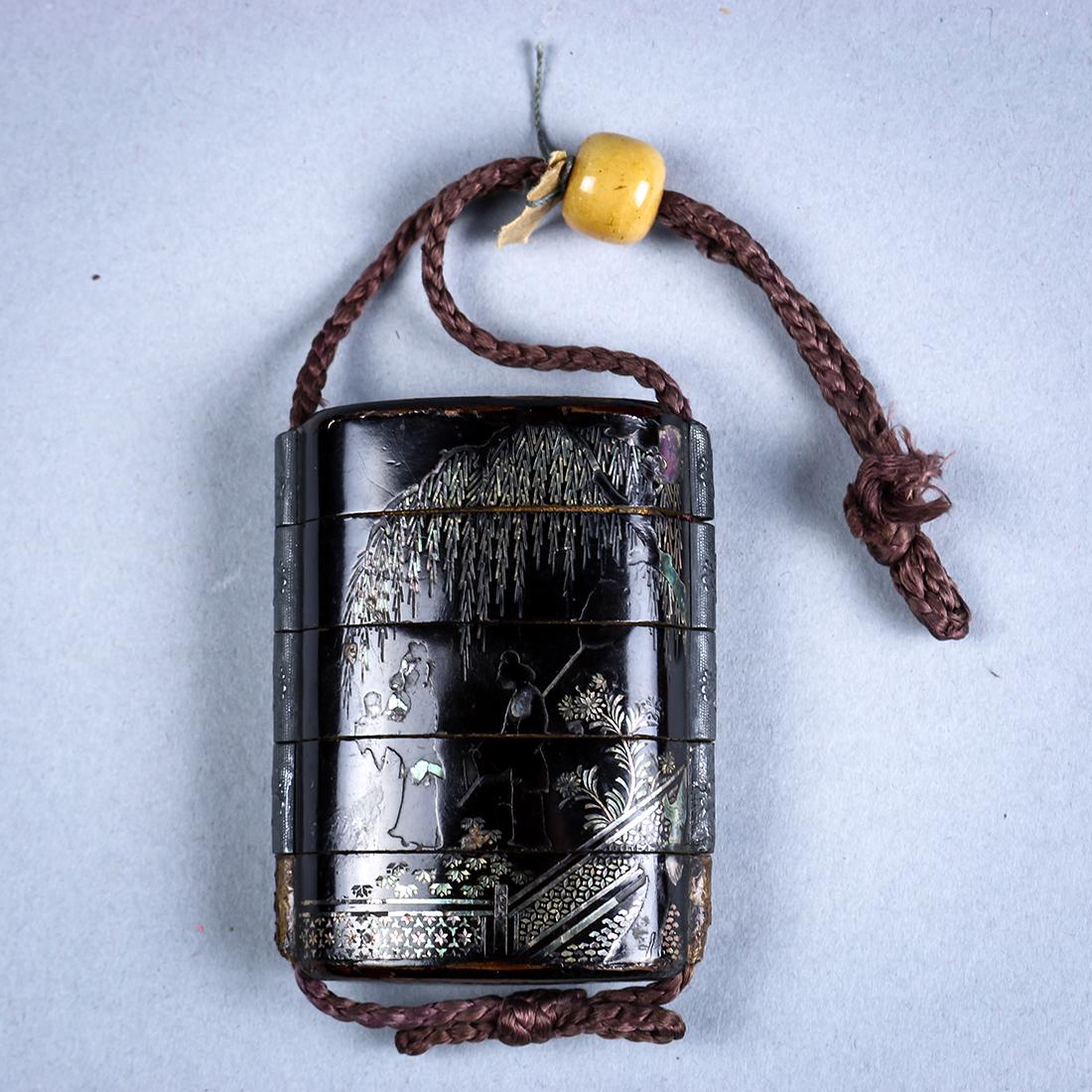 Japanese Four-tiered Inro (1 of 3)