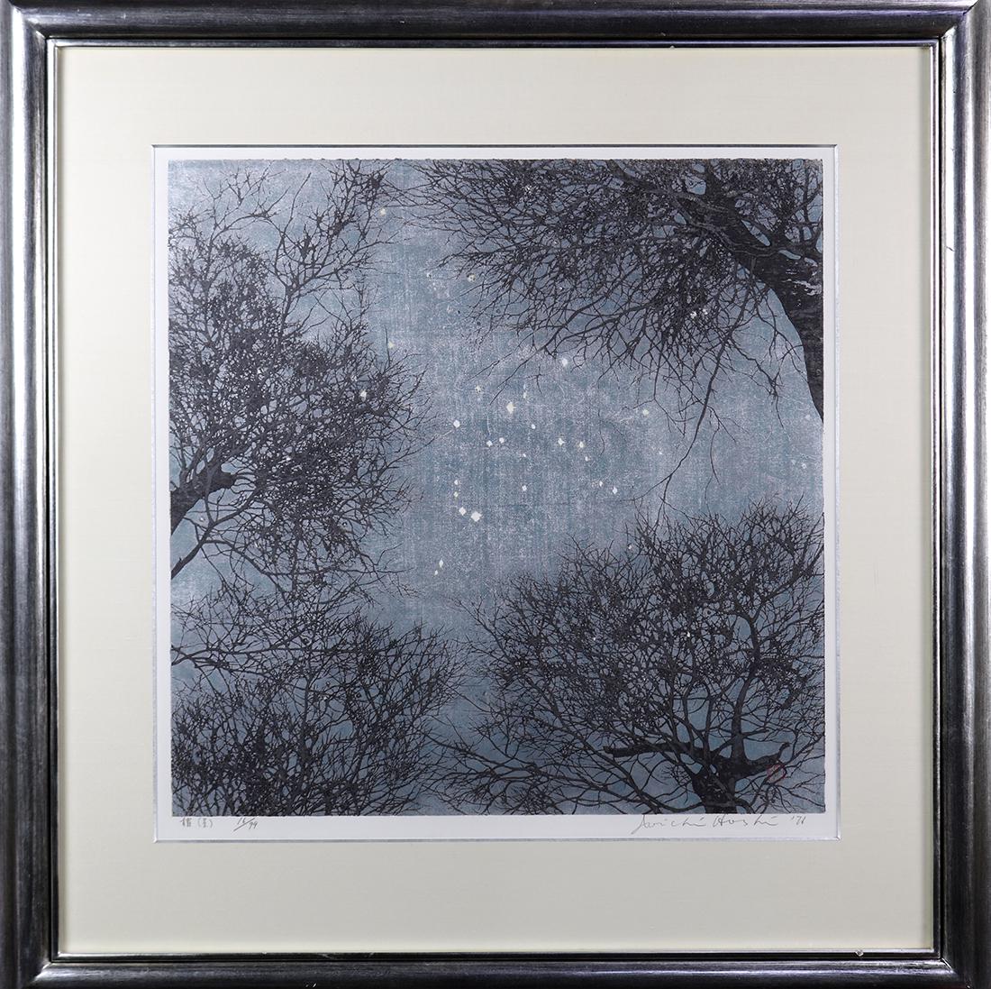 Japanese Modern Woodblock Print, Hoshi Joichi (1 of 3)