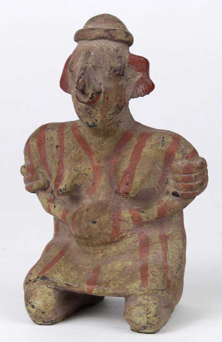 Pre-Columbian Nayarit terracotta fertility figure