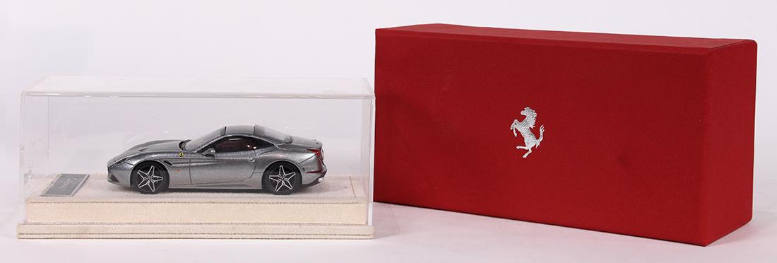 Italian Ferrari California T model sports car: Italian Ferrari California T model sports car, retaining the original box, overall: 7.5"l
