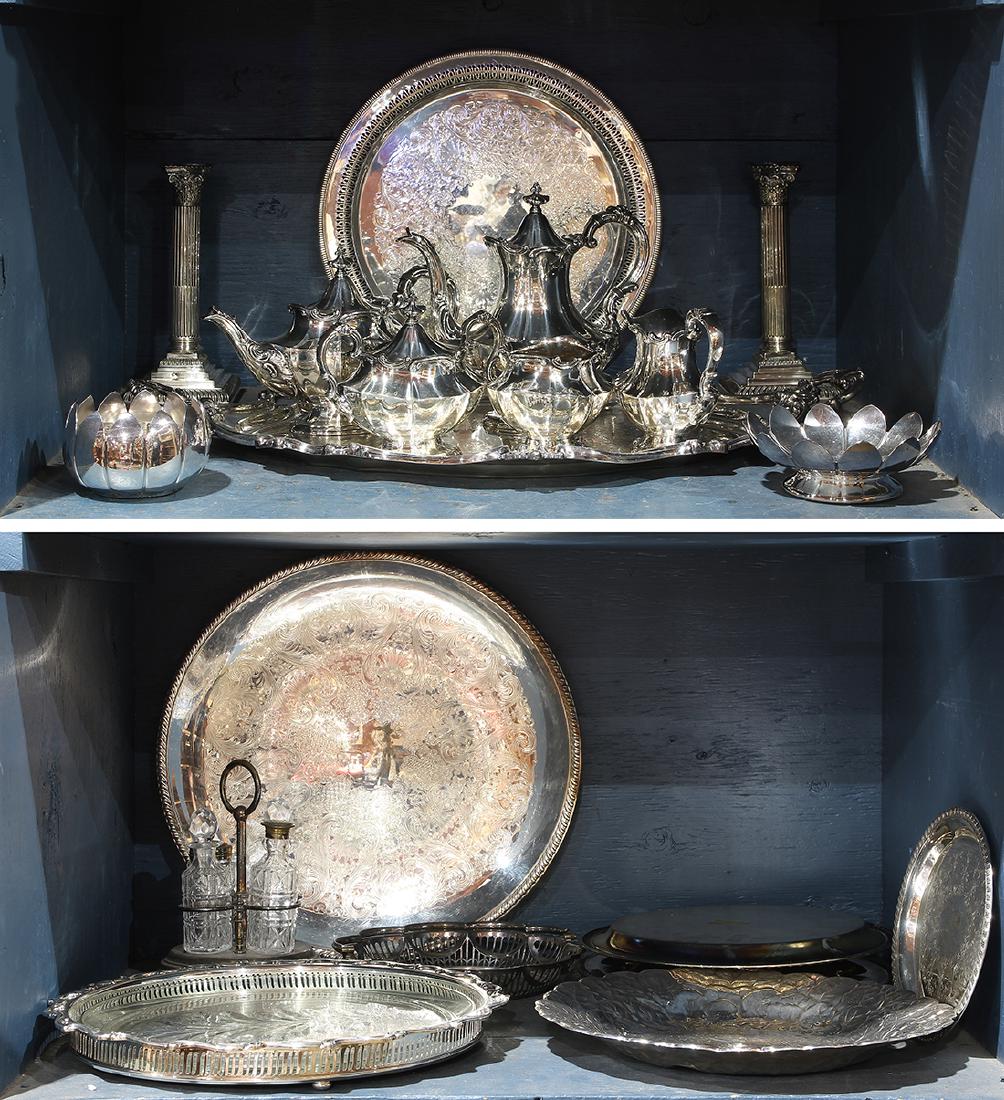 Collection of silver plate table articles (1 of 1)