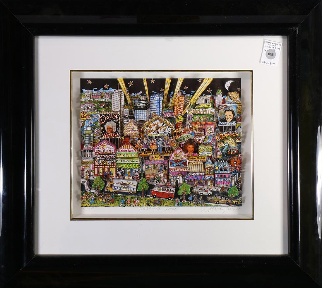 Mixed Media print, Charles Fazzino (1 of 2)