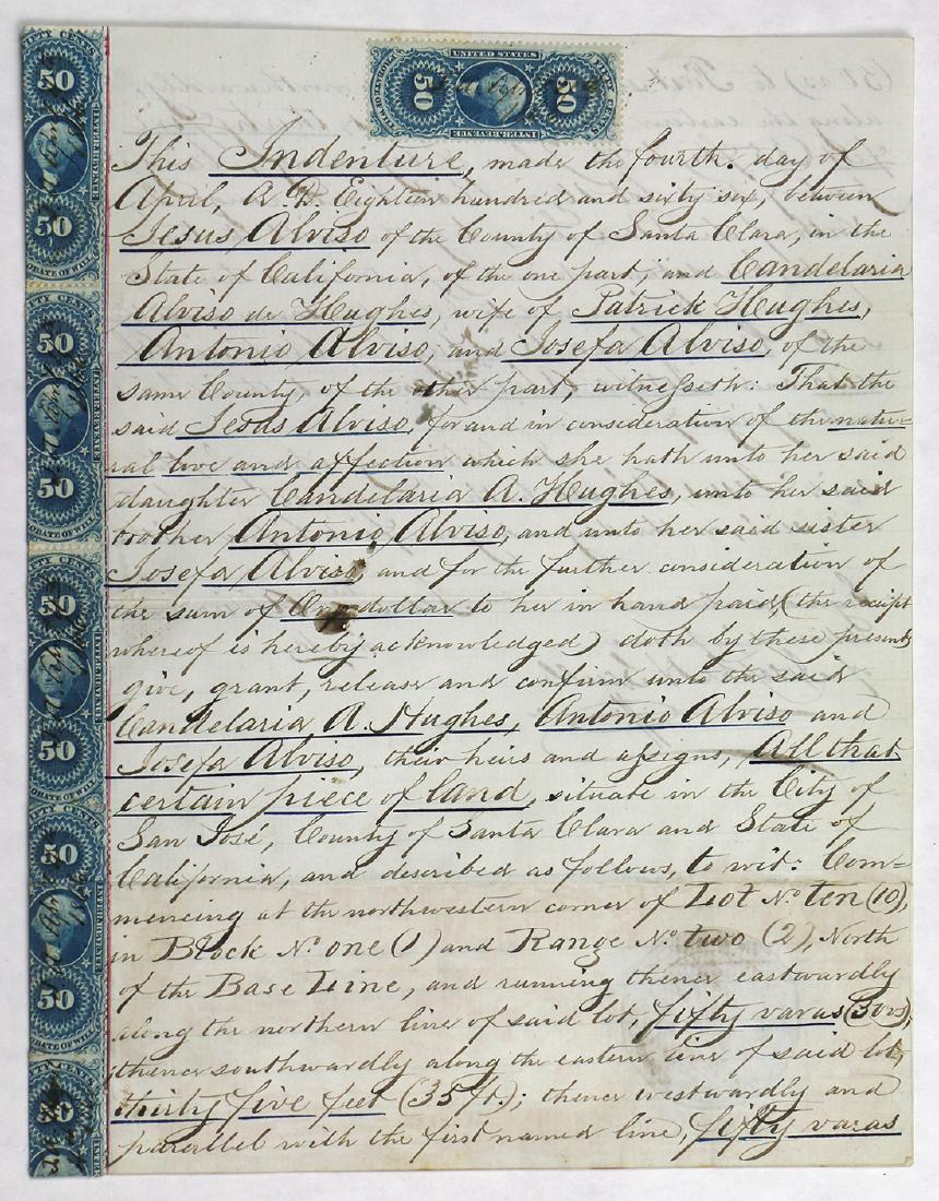 Early California Mexican / Spanish official land grants