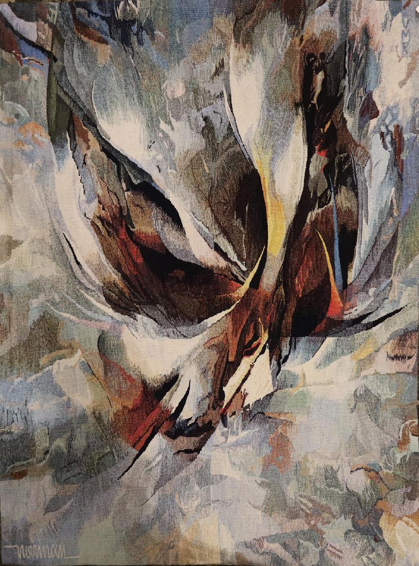 Tapestry, Leonardo Nierman, Firebird (1 of 5)