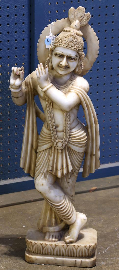 Indian Marble Scuplture of Krishna (1 of 1)