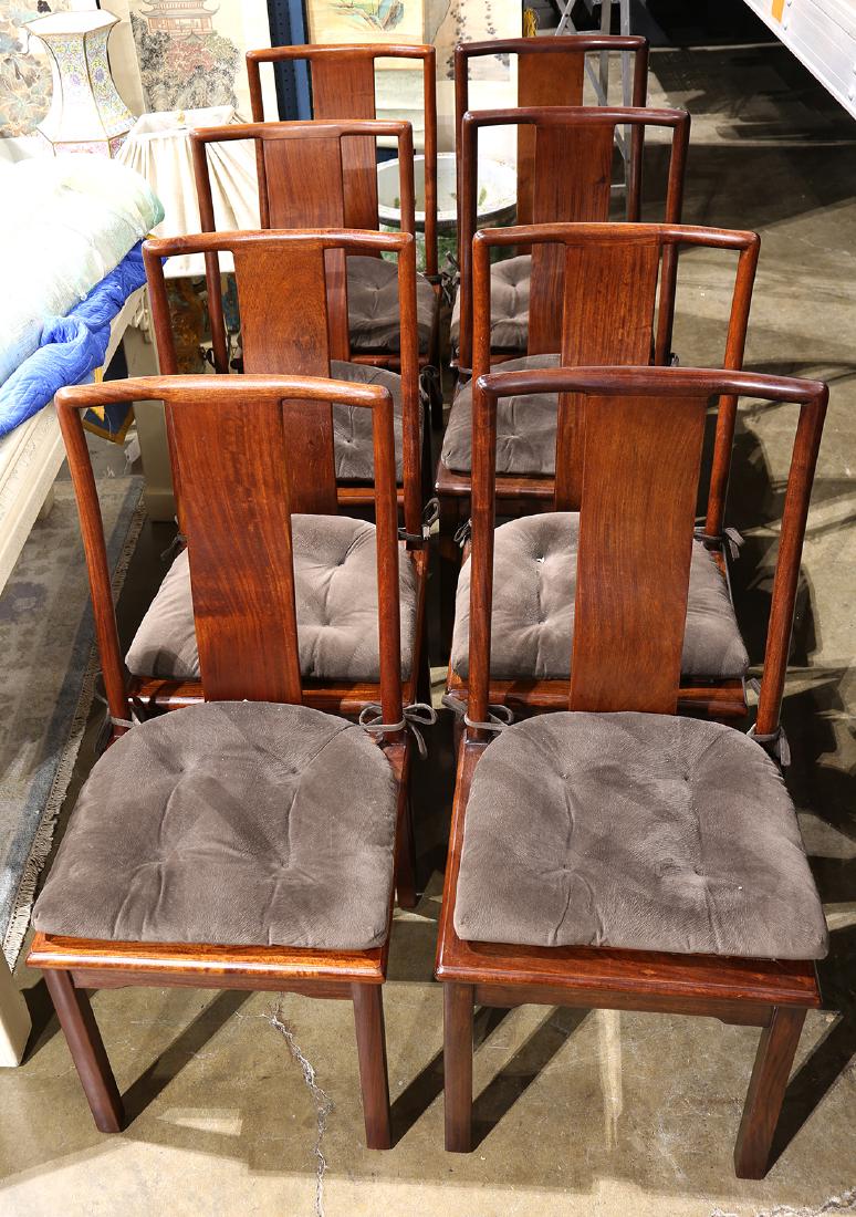 Set of Chinese Hardwood Chairs (1 of 1)