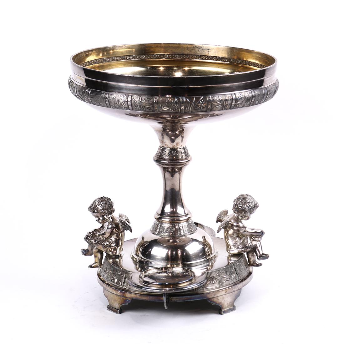 American Aesthetic Movement silverplate centerpiece (1 of 2)
