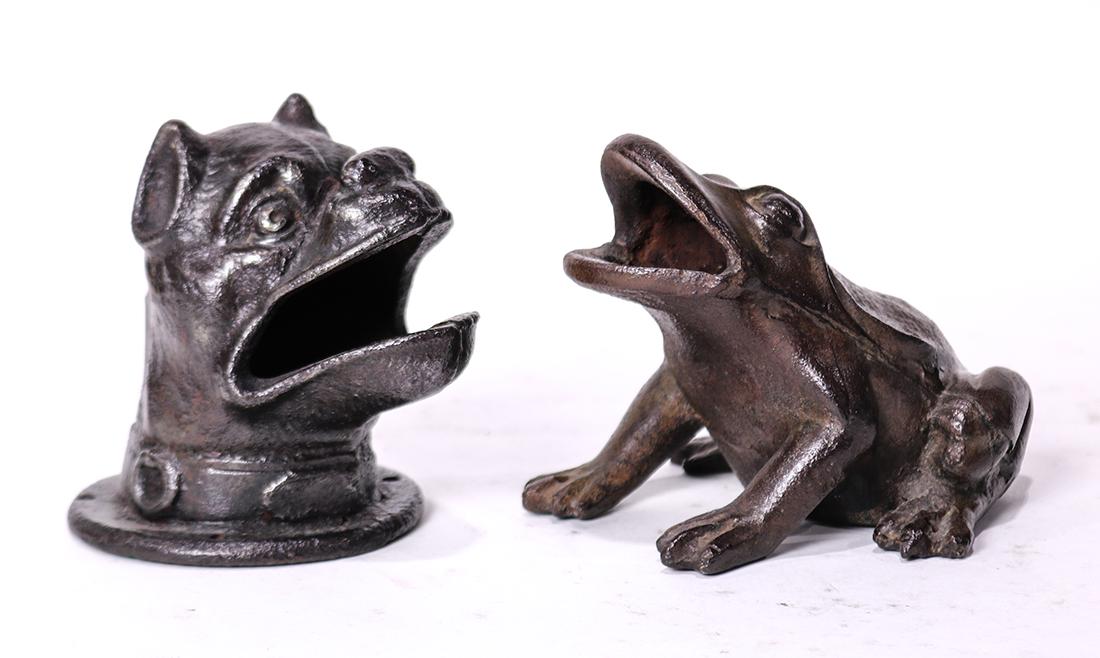 (lot of 2) Cast iron metal figures (1 of 5)