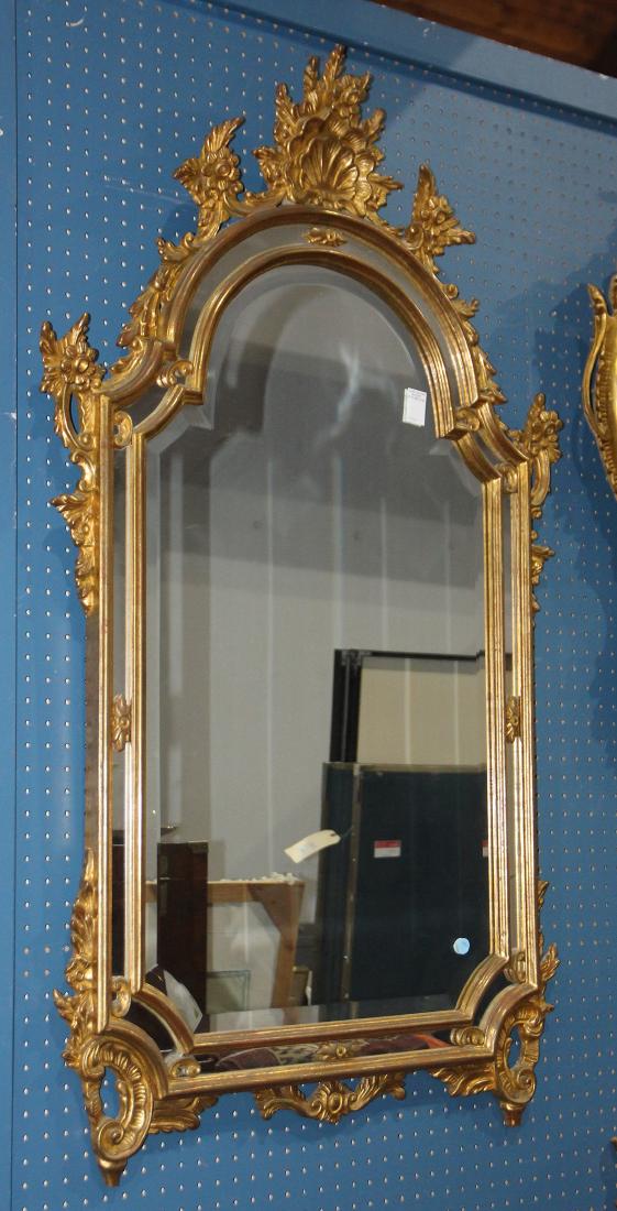 Neoclassical style giltwood wall mirror (1 of 1)