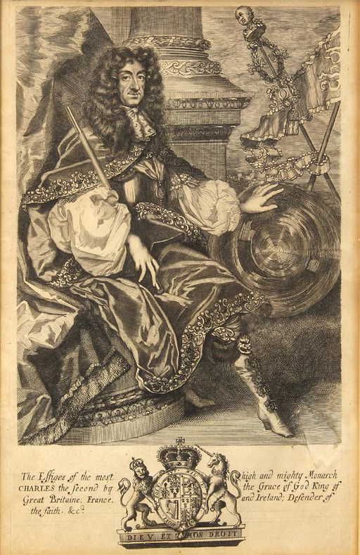 Print, King Charles II of England
