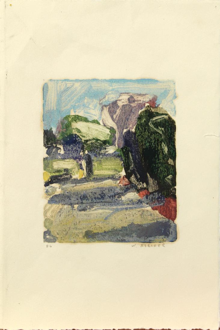 Print, William Steiger, Purple Mountain Landscape (1 of 1)