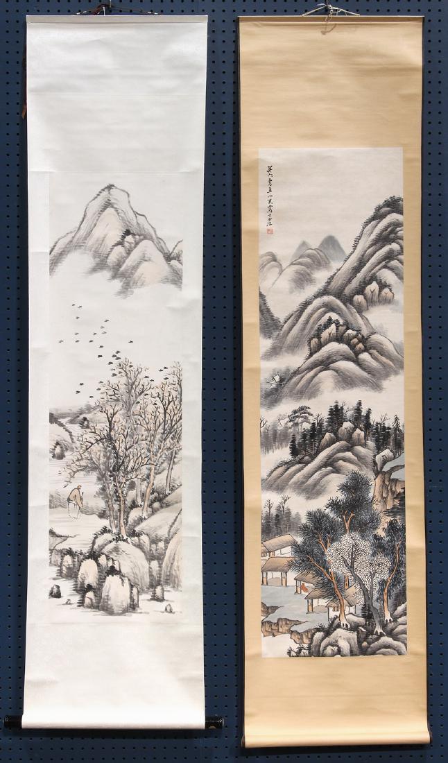 Chinese Scrolls, Landscape, Zhongfang (1 of 5)