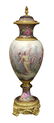 Pair of monumental gilt bronze mounted Sevres - 6