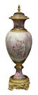 Pair of monumental gilt bronze mounted Sevres - 8