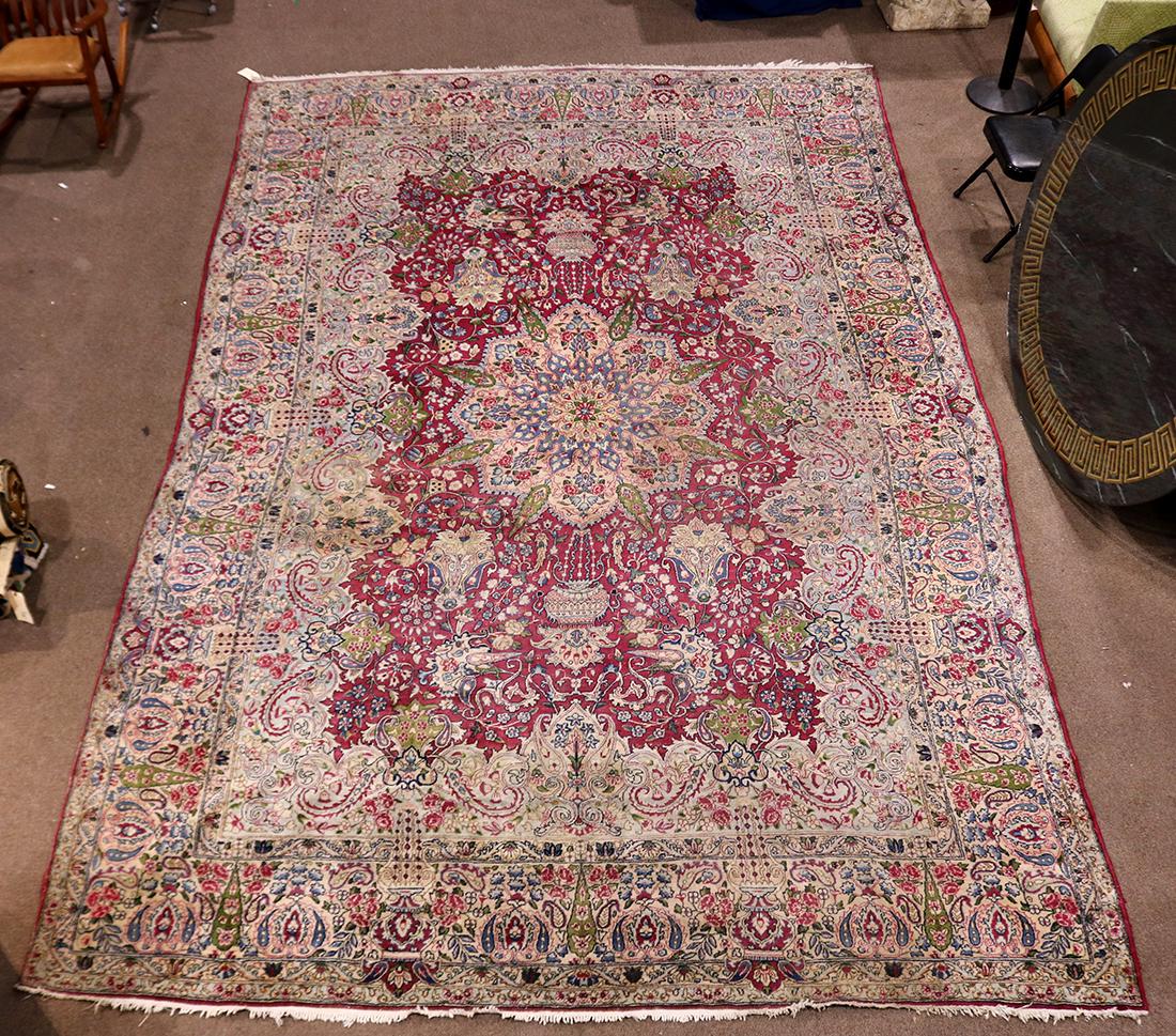 Persian Kerman carpet, circa 1930, 9'11" x 14'10" (1 of 4)