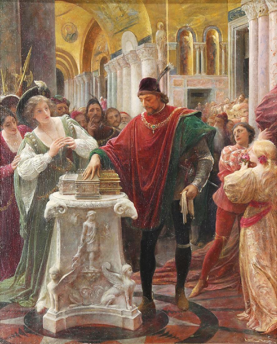 Painting, Lionel Royer (1 of 5)