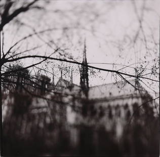 Photograph, Keith Carter: Keith Carter (American, b. 1948), "Notre Dame Study," 1999, gelatin silver print, signed, dated and titled verso, edition 7/50, image: 15.5" x 22.75"w