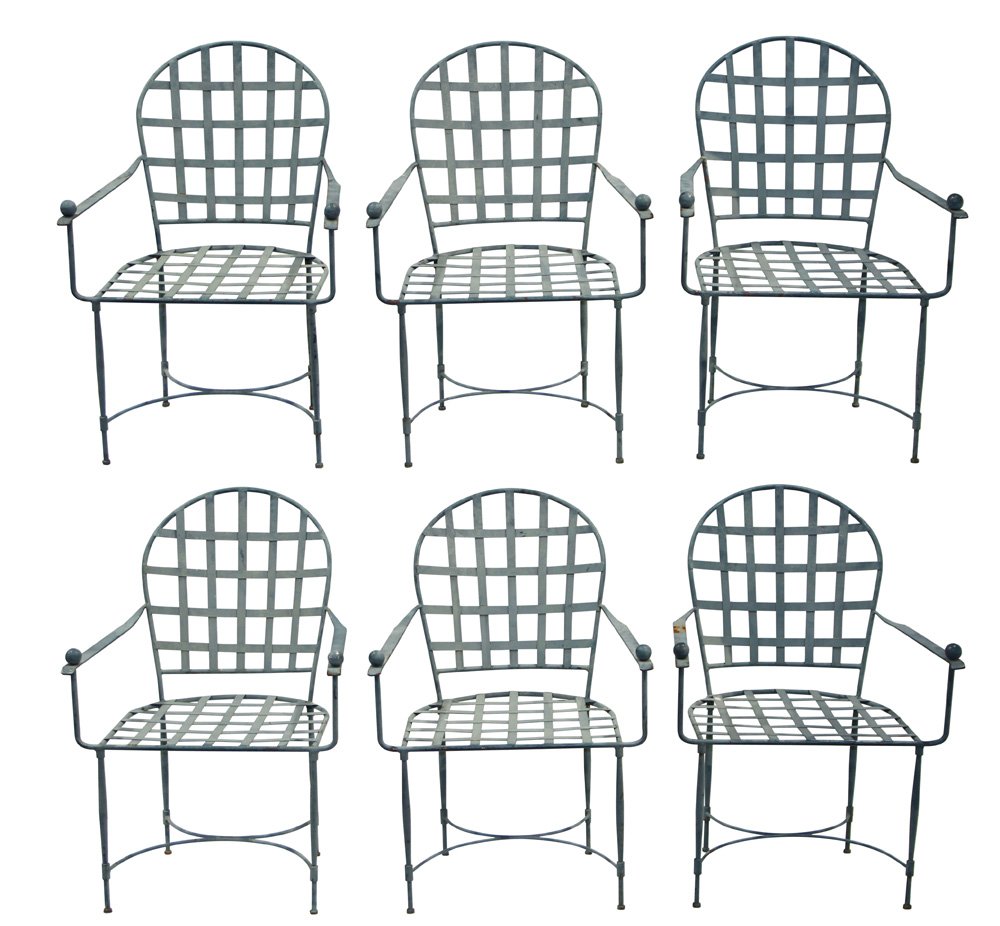 Mario Papperzini for John Salterini iron armchairs (1 of 3)