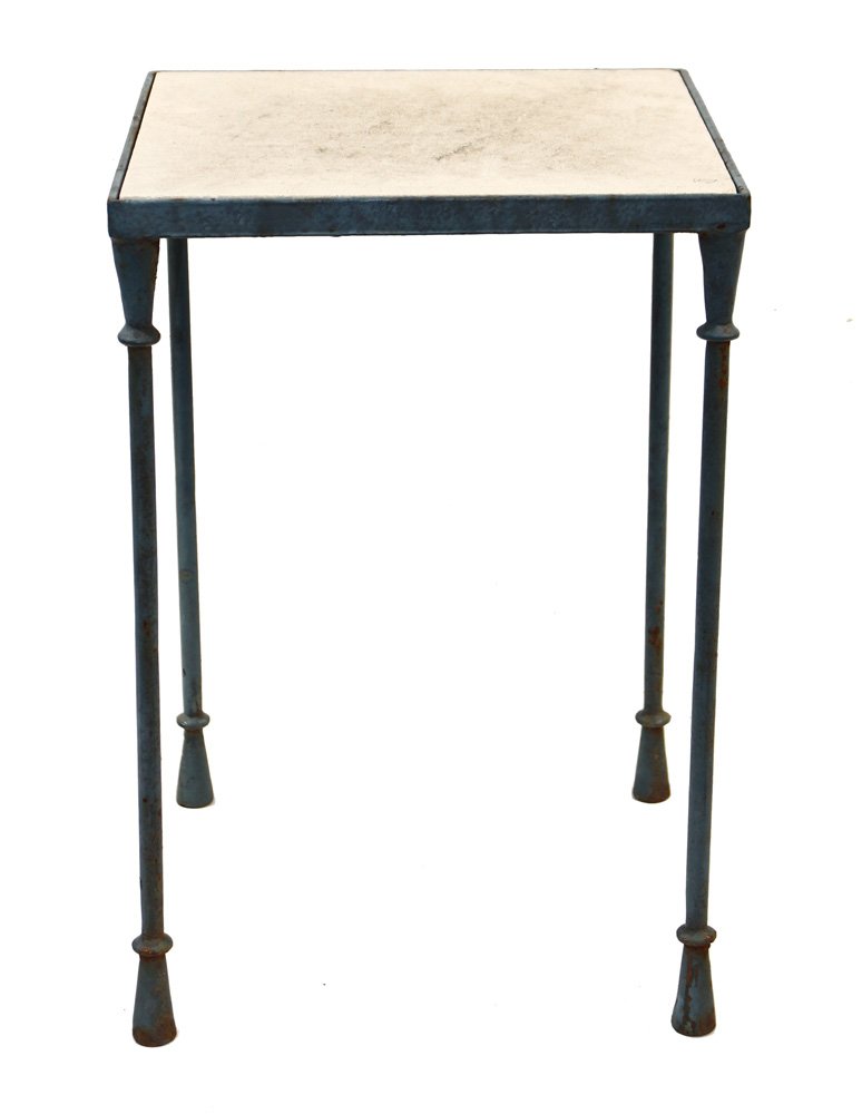 Mario Papperzini for John Salterini iron side table (1 of 3)