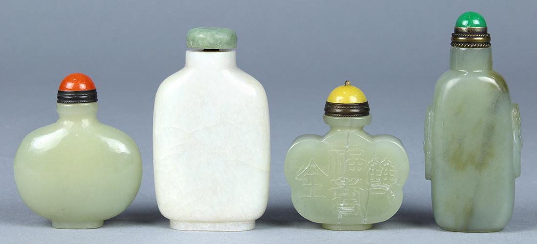 Group of Chinese Hardstone Snuff Bottles (1 of 6)