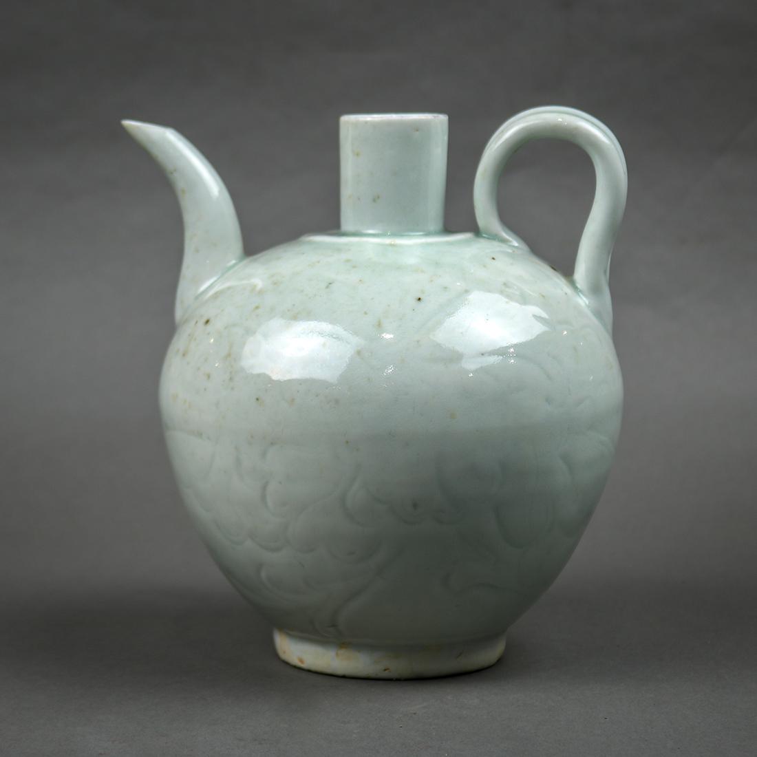 Chinese Qingbai Glazed Ceramic Ewer (1 of 4)