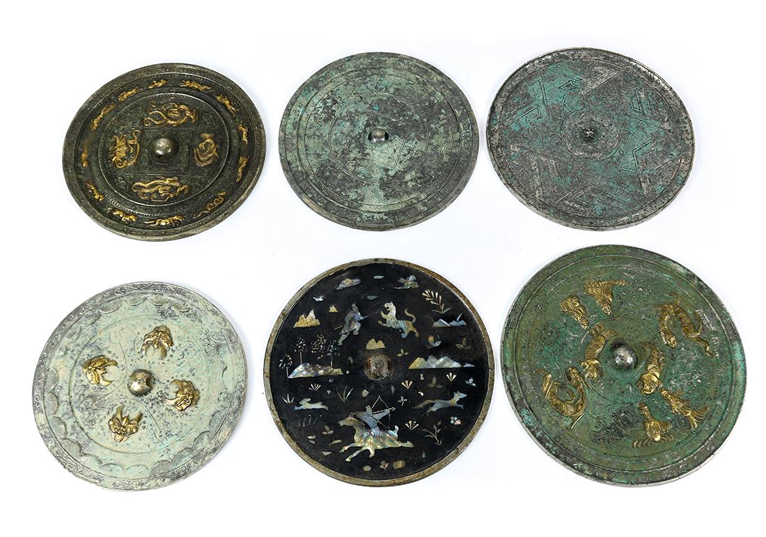 Chinese Circular Archaistic Bronze Mirrors (1 of 2)