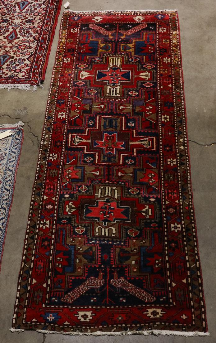 Persian Grevan runner, 10'3"x 3'9" (1 of 3)